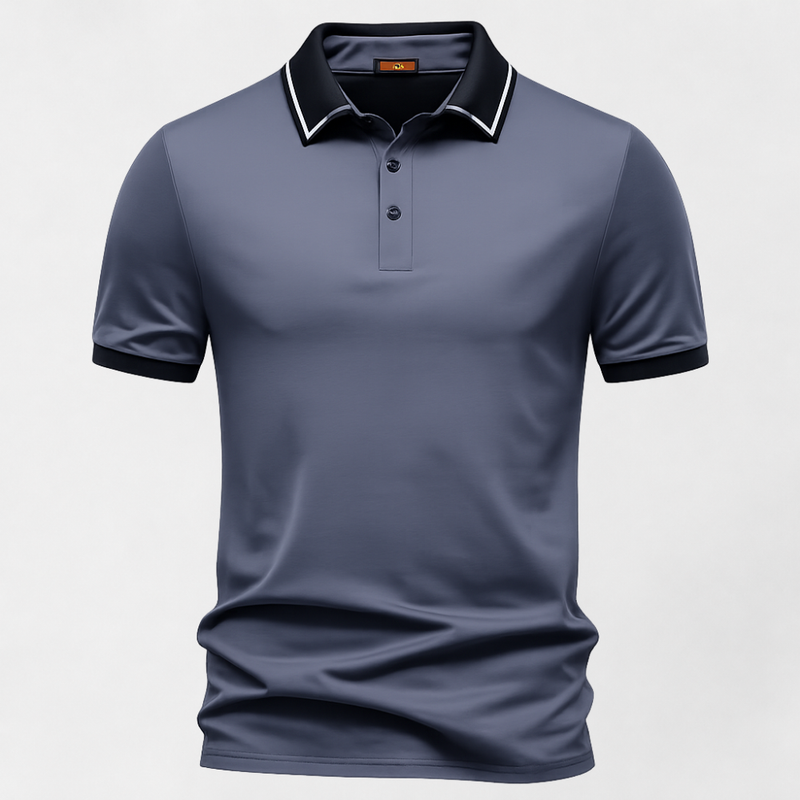 MOSEKAE Men's Performance Golf Polo