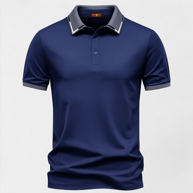 MOSEKAE Men's Performance Golf Polo