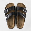 MOSEKAE High Quality Unisex Summer Cork Sandals Soft Flat Outdoor Comfort Footwear Men Women