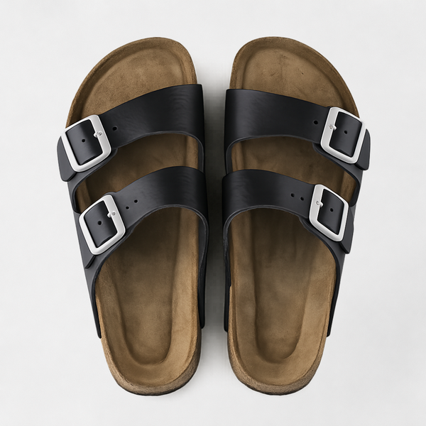 MOSEKAE Women's & Men's Cork Footbed Sandals