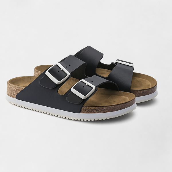 MOSEKAE Women's & Men's Cork Footbed Sandals