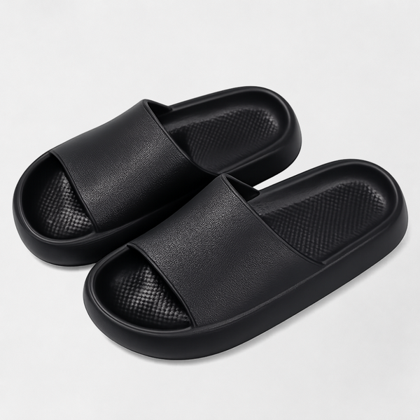 MOSEKAE Women's & Men's Colourful Platform Pillow Slides