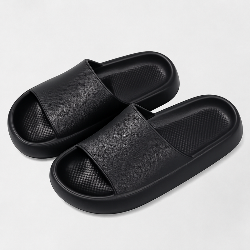 MOSEKAE Women's & Men's Colourful Platform Pillow Slides