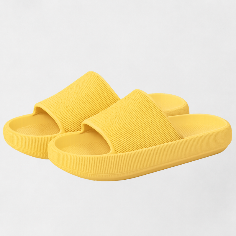 MOSEKAE Women's & Men's Colourful Platform Pillow Slides