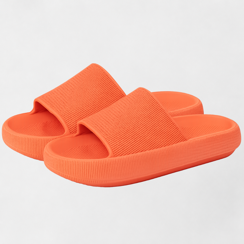 MOSEKAE Women's & Men's Colourful Platform Pillow Slides