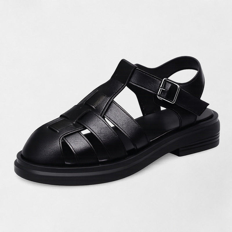 MOSEKAE Women's Woven Roman Sandals