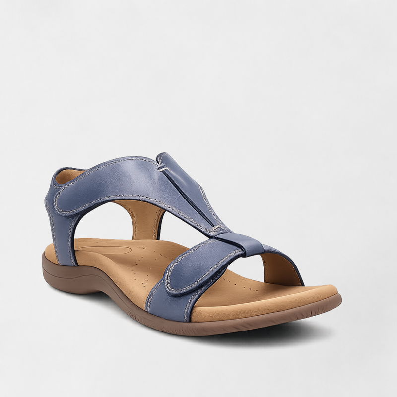 MOSEKAE Women's Plus Size Wedge Sandals