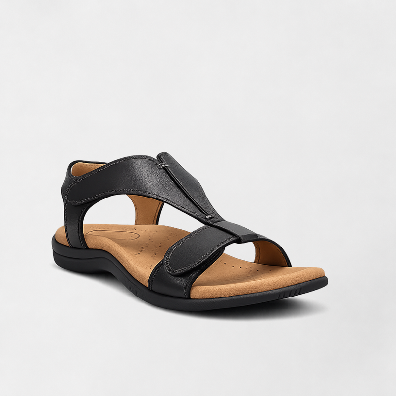 MOSEKAE Women's Plus Size Wedge Sandals